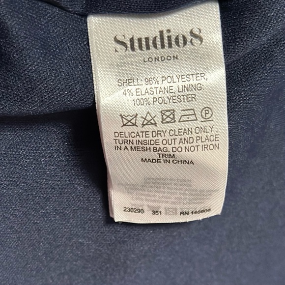 Studio 8 Pippa Maxi Dress UK Sz 16 Blue Sleeveless Evening Wear Hoco Prom Formal - Picture 10 of 13